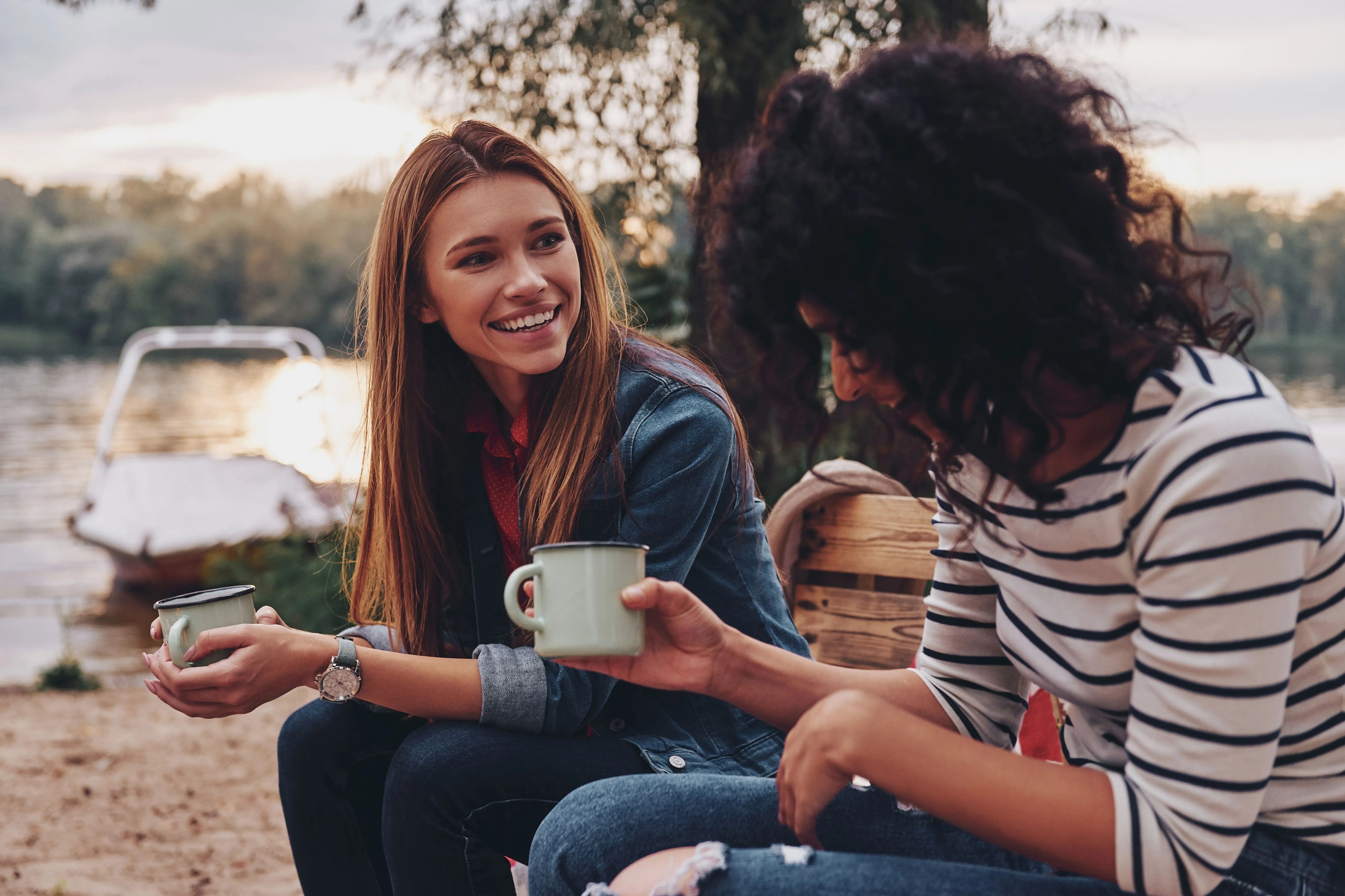 friends talking