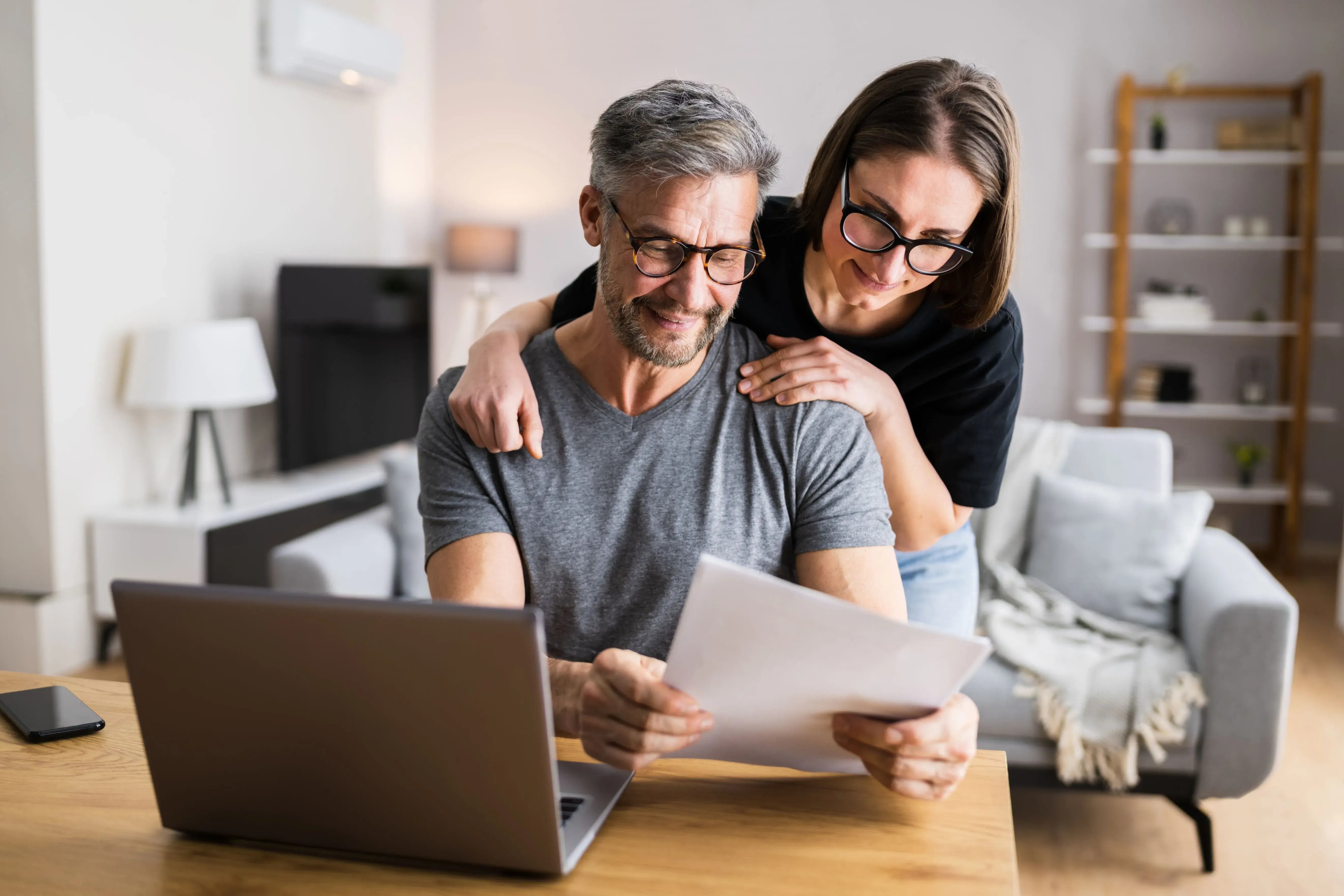 couple on computer